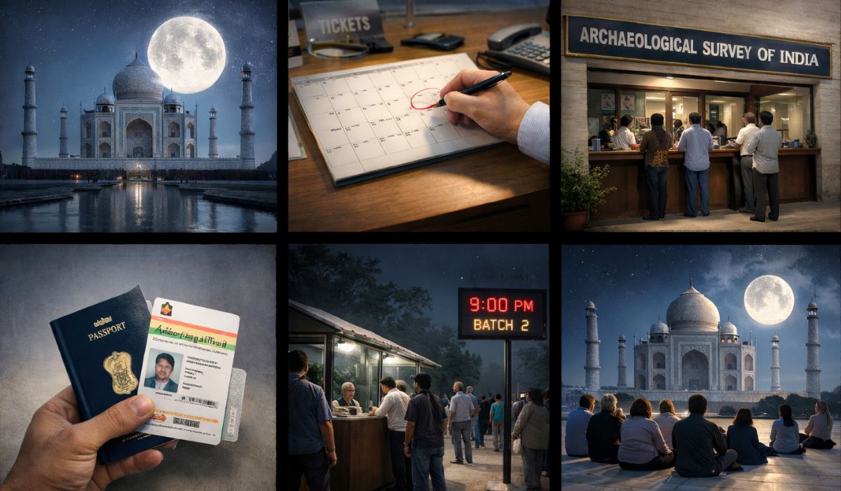 Taj Mahal Full Moon Viewing Dates, Timings & Ticket Process